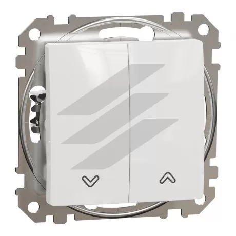 Вимикач для жалюзі з кнопкою Sedna Design, білий колір, Schneider Electric