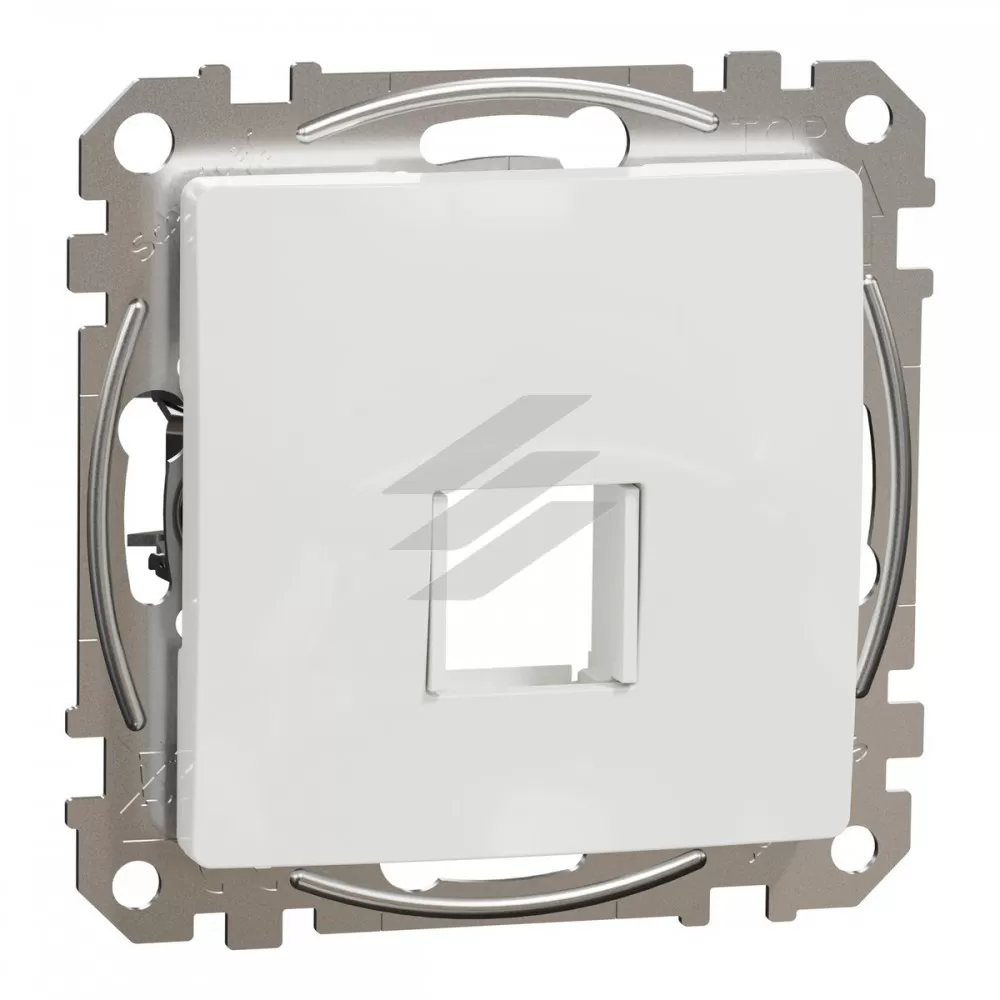 Центр панель для 1 Keystone, білий, Sedna Design, Schneider Electric