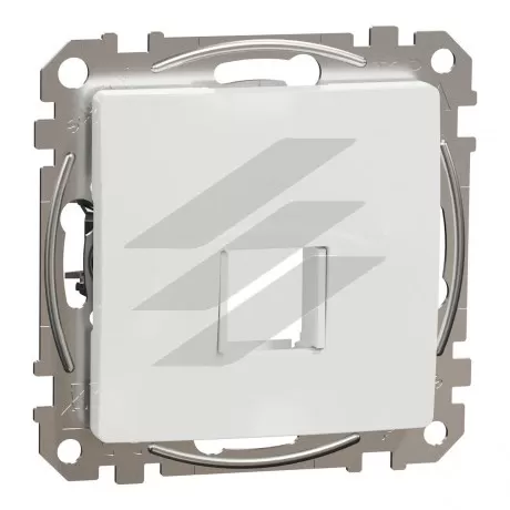 Центр панель для 1 Keystone, білий, Sedna Design, Schneider Electric