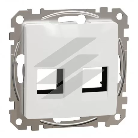 Центр панель для 2хRJ45, білий, Sedna Design, Schneider Electric