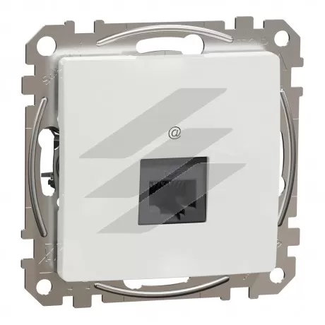 Розетка комп'ютерна 1хRJ45 CAT6 UTP, білий, Sedna Design, Schneider Electric