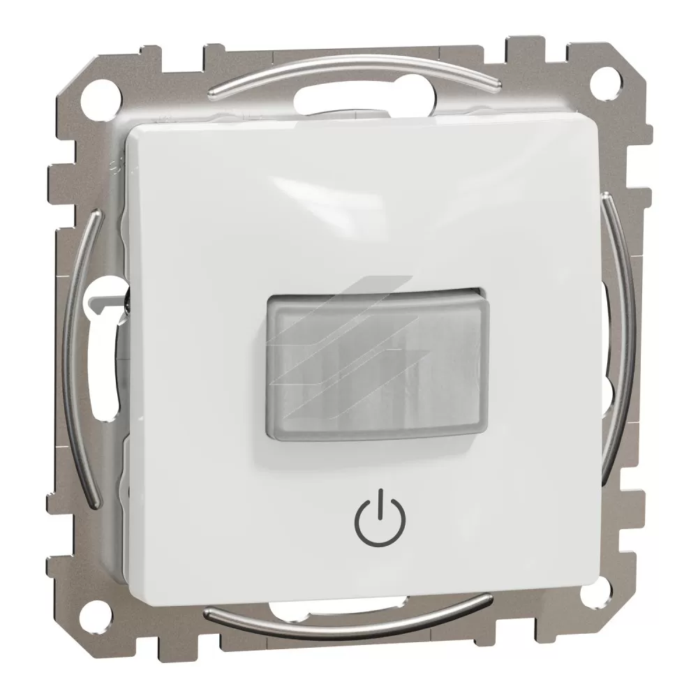 Датчик руху із вимикач 10А, білий, Sedna Design, Schneider Electric