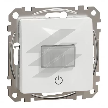 Датчик руху із вимикач 10А, білий, Sedna Design, Schneider Electric