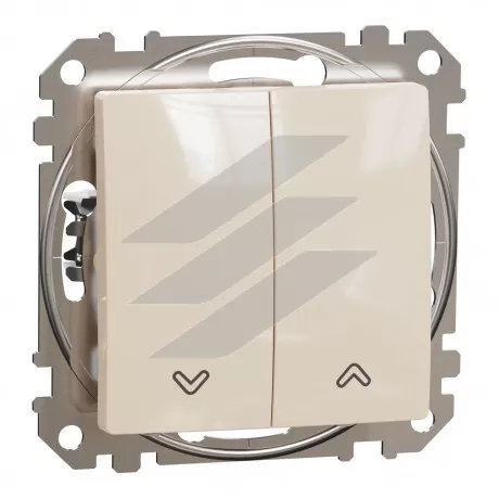 Вимикач для жалюзі з кнопкою Sedna Design, бежевий, Schneider Electric