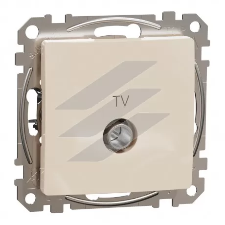 Кінцева TV розетка 4 дБ, бежевий, Sedna Design, Schneider Electric