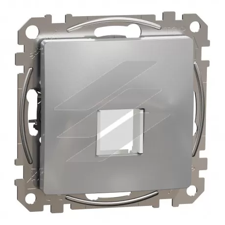 Центр панель для 1 Keystone алюмінієвий Sedna Design, Schneider Electric