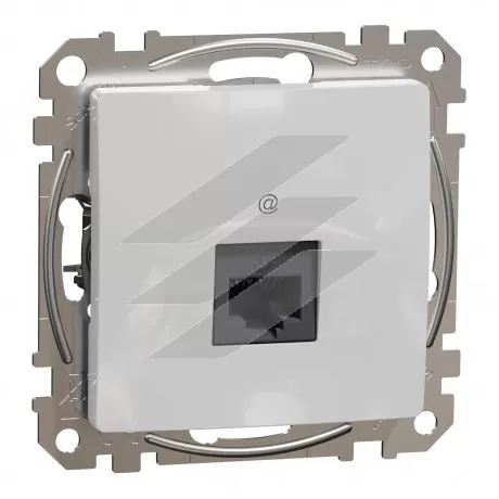 Розетка комп'ютерна 1хRJ45 CAT5E UTP, алюміній, Sedna Design, Schneider Electric