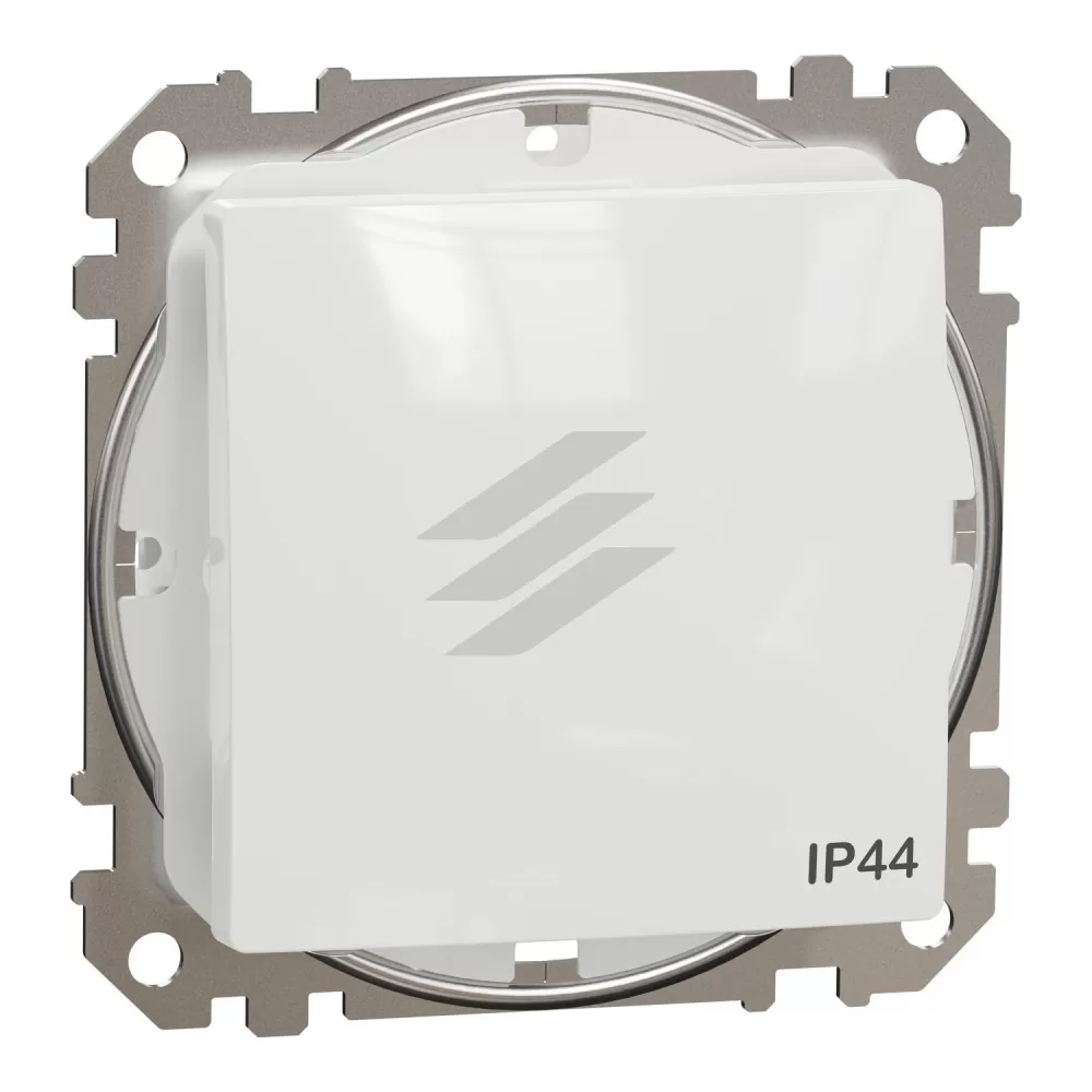 Одноклавішний вимикач IP44, білий, Sedna Design, Schneider Electric