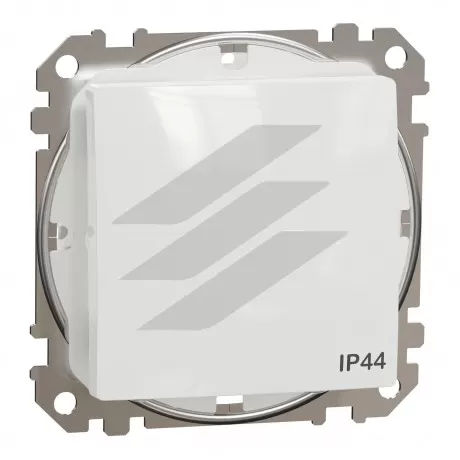Одноклавішний вимикач IP44, білий, Sedna Design, Schneider Electric
