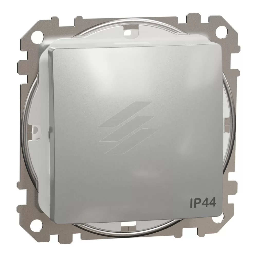 Одноклавішний перемикач IP44, алюміній, Sedna Design, Schneider Electric