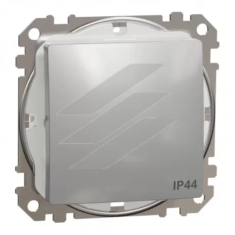 Одноклавішний перемикач IP44, алюміній, Sedna Design, Schneider Electric
