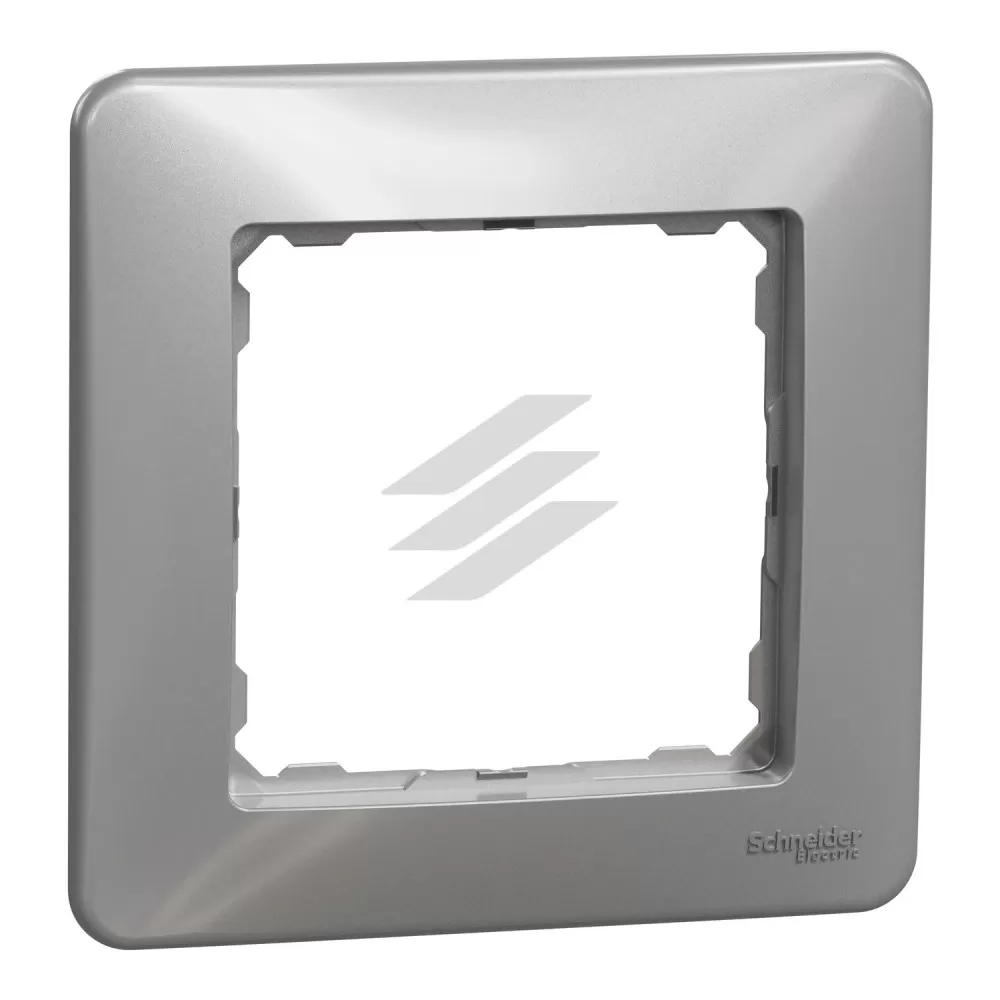 Рамка 1-постова алюміній, Sedna Design, Schneider Electric