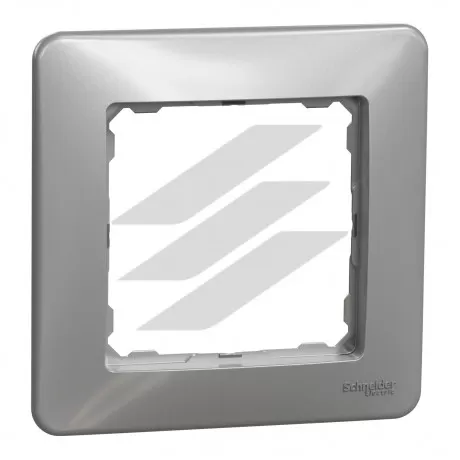 Рамка 1-постова алюміній, Sedna Design, Schneider Electric