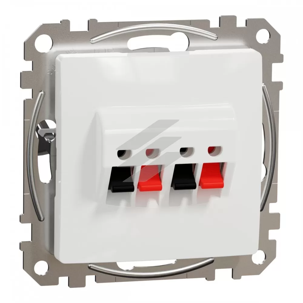 Аудіорозетка, білий, Sedna Design, Schneider Electric