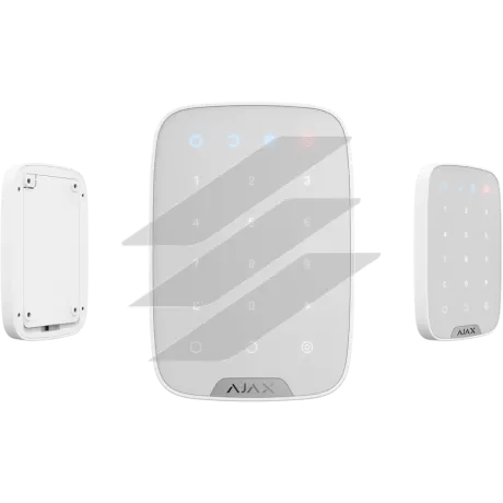 KeyPad - Бездротова сенсорна клавіатура, білий, AJAX