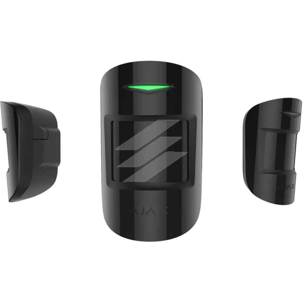 MotionProtect Plus - Бездротовий датчик руху з мікрохвильовим сенсором, чорний, AJAX