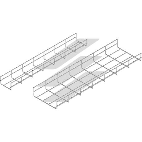 Проволочные лотки - сварные лотки из гальванической проволоки KSG 500x60, L=3000мм, BAKS