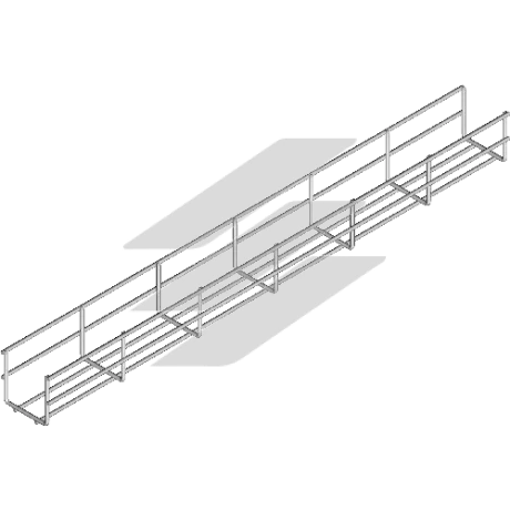 Дротяний кабельний лоток KWDS 60x60, L=3000мм, BAKS