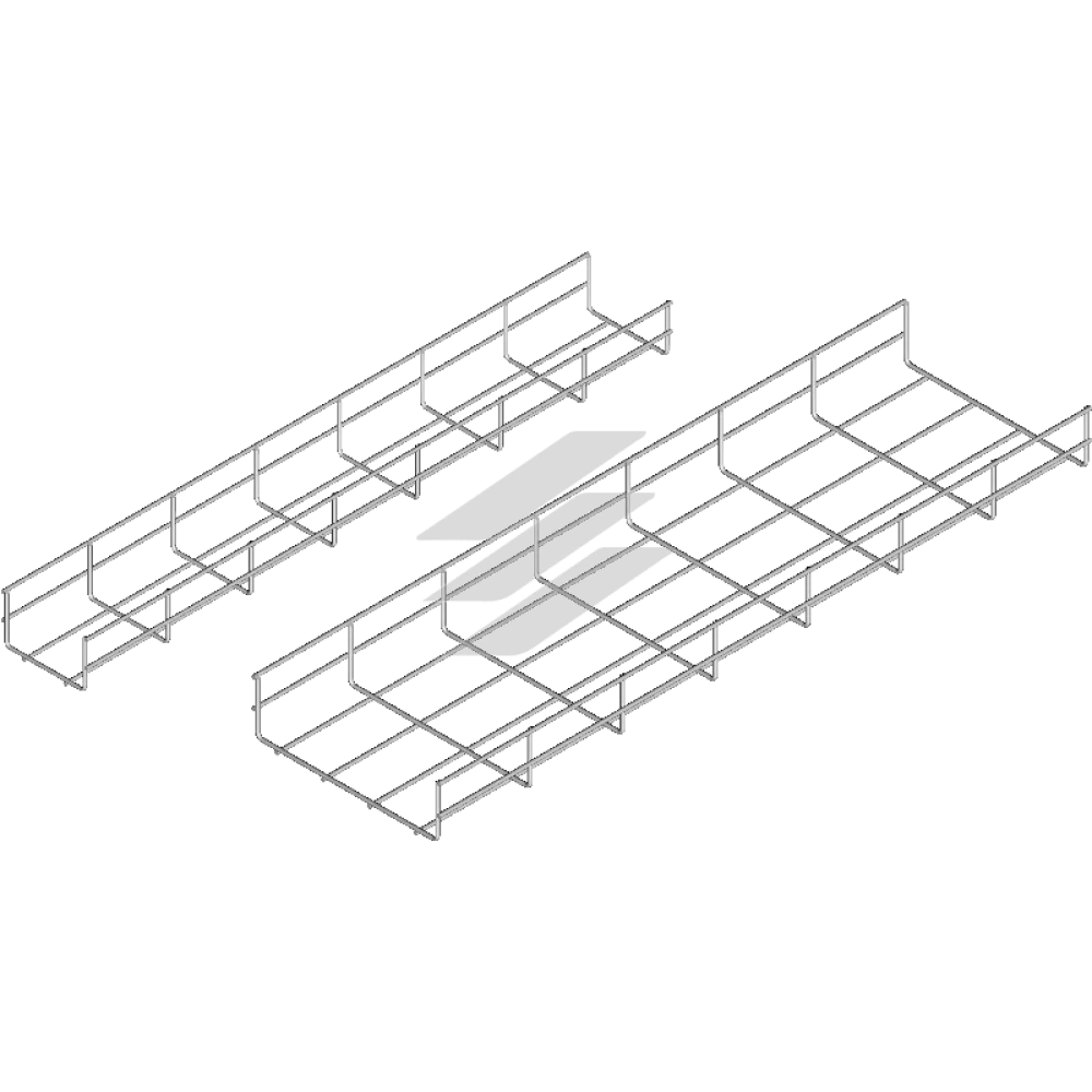 Дротяний кабельний лоток KDS/KDSO 100x60, L=3000мм, BAKS