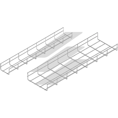 Дротяний кабельний лоток KDS/KDSO 100x60, L=3000мм, BAKS