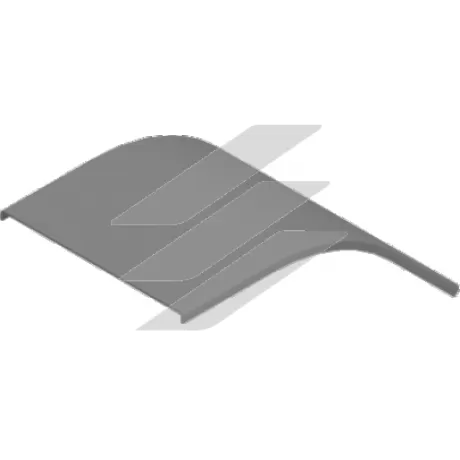 Крышка наружной арки 45° PLZZMP 300x50, толщина 1.5мм, BAKS