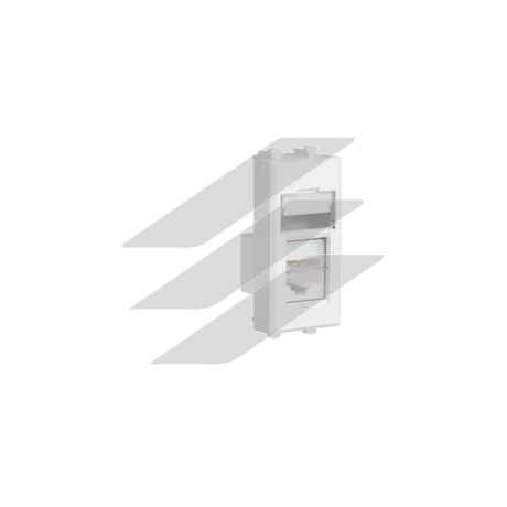 Комп'ютерна розетка RJ-45, категорія 6 екранована, 