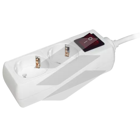 Подовжувач У02К-вимик. 2 місця 2Р+PЕ/5метрів 3х1мм2 16А/250, IEK